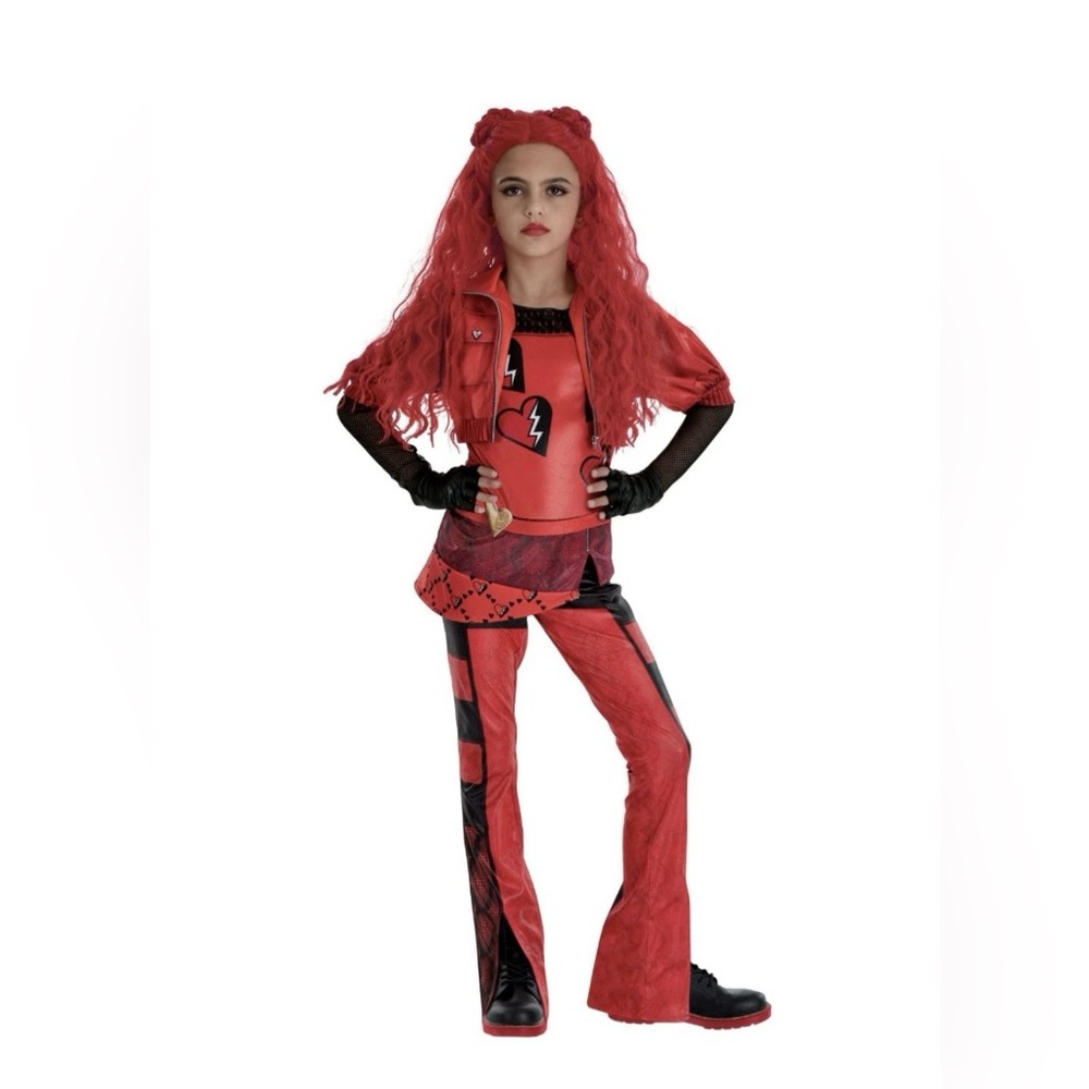 Disney Descendants 4 The Rise Of Red Halloween Costume Child Medium 8-10